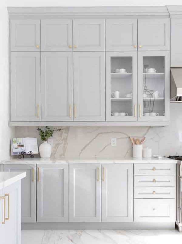 مدل کابینت آشپزخانه ایرانی جدید و هایگلاس دوطرفه و ساده